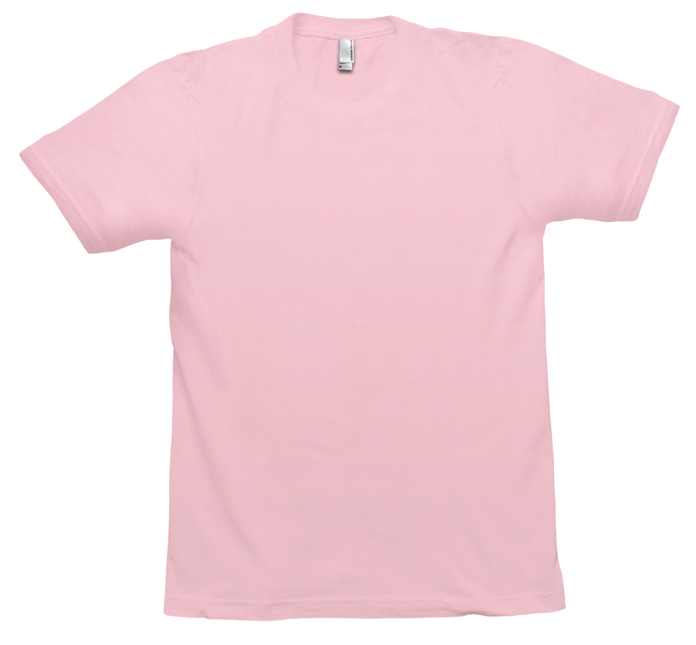 Camiseta Cuello Redondo Color Rosado Pastel Niño – CAMISETAS AL