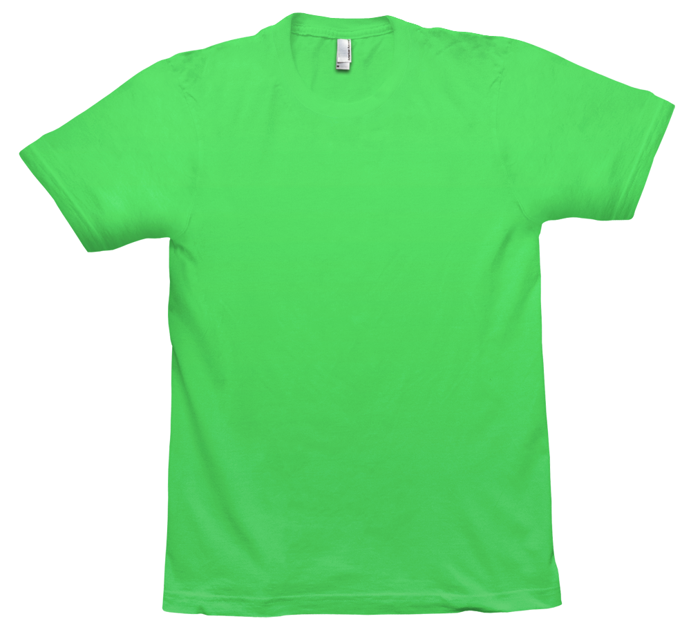 Camiseta Cuello Redondo Color Verde Manzana Niño – CAMISETAS AL